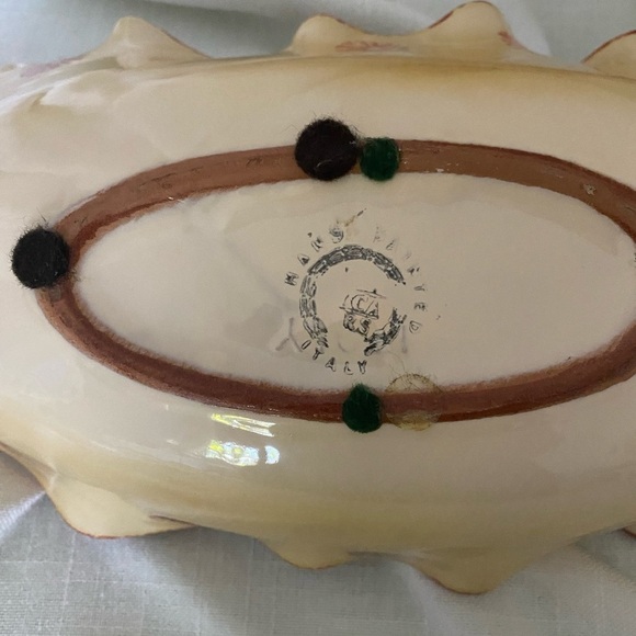 Italica Ars bowl scalloped vintage Italy - Picture 6 of 7